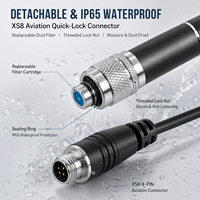 Transmetteur de température et d'humidité RS485 Modbus avec sonde en acier inoxydable 5V IP65, capteur numérique étanche pour CVC