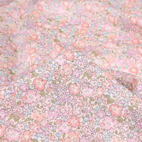 Tissu imprimé en popeline 100% coton personnalisé en gros pour vêtements