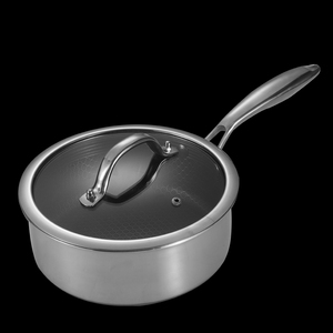 <span class=keywords><strong>Set</strong></span> di <span class=keywords><strong>Pentole</strong></span> <span class=keywords><strong>Antiaderenti</strong></span> in Acciaio Inox con Rivestimento Ceramico, 13 Pezzi, Fondo Esagonale a Nido d'Ape, Lavabili in Lavastoviglie e Adatti al Forno - Product Image 3