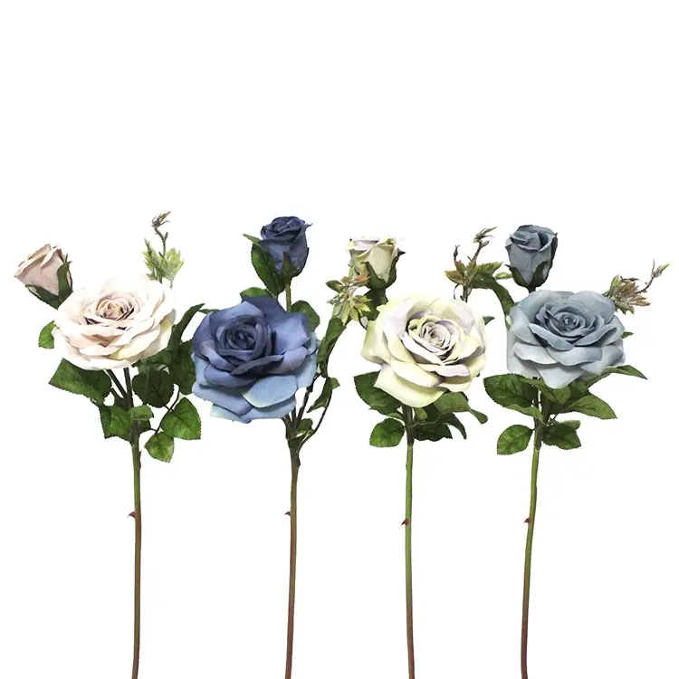 New products marriage decoration artificial flowers bulk wedding rose silk loyal flowers wedding artificial decor wedding flower