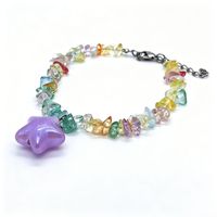 Collier en cristal Zoyi pour animaux de compagnie, universel pour chats et chiens, pierres naturelles colorées, collier décontracté de luxe, cadeau, accessoire multi-occasions