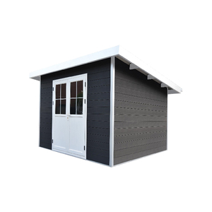 <span class=keywords><strong>Abri</strong></span> <span class=keywords><strong>de</strong></span> <span class=keywords><strong>jardin</strong></span> en aluminium avec toit imperméable et gouttière en aluminium pour le rangement des outils dans la cour et sur la terrasse - Product Image 2