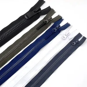 Zipper Eco-friendly Zipper Long Chain #3 #5 #8 Close-end Zip Colorful High Quality Plastic Resin Zipper For Clothes