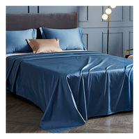 Ensemble de literie pour hôtel 5 étoiles de luxe pour hôtelier 100% draps jacquard en satin de coton avec motif imprimé pour un usage domestique