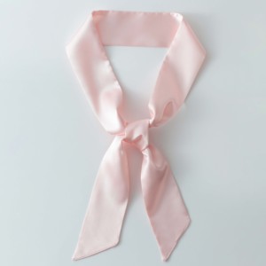 Écharpe en satin de soie 5*100 cm, couleur unie, ruban décoratif multi-usage pour cheveux, sac, cou, poignet, emballage cadeau pour femmes, vente en gros - Product Image 1