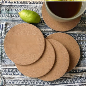 แผ่นไม้ก๊อกทรงกลมขนาด5มม. ใช้ซ้ำได้สำหรับถ้วยเครื่องดื่มและบาร์เบียร์โลโก้ตามสั่งเป็นมิตรกับสิ่งแวดล้อม - Product Image 2