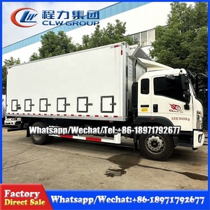 Sinotruk Howo Chick Poultry Truck 4x2 Refrigerator <strong>Lorry</strong> Livestock Transport Van Truck - Product Image 3