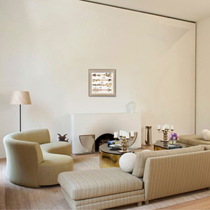 HMS stampa marrone incorniciata arte da parete-fede speranza amore-decorazione per la casa - Product Image 6