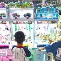 Mini 36 Clips Jeux à pièces Jouets Distributeur de cadeaux Machine à prix avec armoire à prix