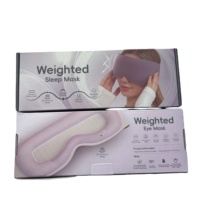 Heenlong Nuevo Diseño Antifaz 3D con Contorno y Peso, Elástico, Opaco, Súper Suave, de Lujo, para Dormir, Suministros para la Salud Ocular