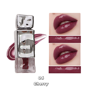 Gloss à lèvres liquide coloré aux peptides transfrontaliers, Huile à lèvres à la consoude, Tube argenté, Ultra-hydratant, Végétalien, Hydratant, Longue tenue, 6ml - Product Image 4