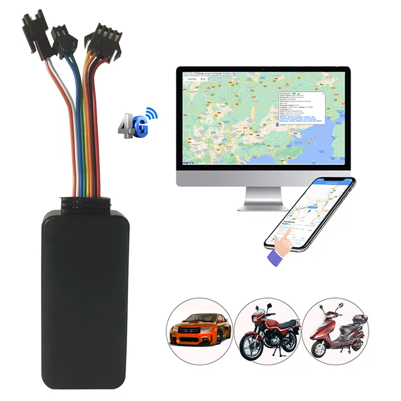 Dispositivo di rilevamento dell'accensione per auto moto acc gsm gprs che traccia il motore di taglio gps tracker dispositivo per veicolo da bicicletta personale