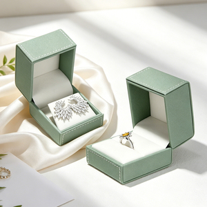 Caja de Embalaje de Joyería Premium para Anillos, Pendientes, Brazaletes, Estuche de Regalo para Declaraciones, Caja de Almacenamiento de Joyería al por Mayor con Logotipo Personalizado - Product Image 5