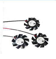 Ventilateur VGA sans cadre 5010B, DC12V, 4000 tr/min, haut débit d'air, souffleur de refroidissement de remplacement pour GPU intégré, 2 fils
