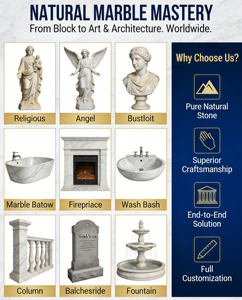 <span class=keywords><strong>Fontaine</strong></span> en marbre naturel sculptée à la main en forme de tête de cheval pour jardins extérieurs - Product Image 5