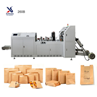 Machine de fabrication de sacs en papier à fond en V pointu, entièrement automatique et à grande vitesse, pour la production de sacs en papier kraft pour boulangerie, épicerie et snacks, modèle JD260B
