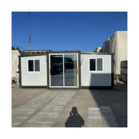 Maison préfabriquée extensible de 40 pieds, villa préfabriquée à double aile pour une vie moderne