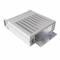 Boîtier de serveur industriel en tôle d'aluminium sur mesure OEM, 19 pouces, 1U 2U 3U, pour montage en rack