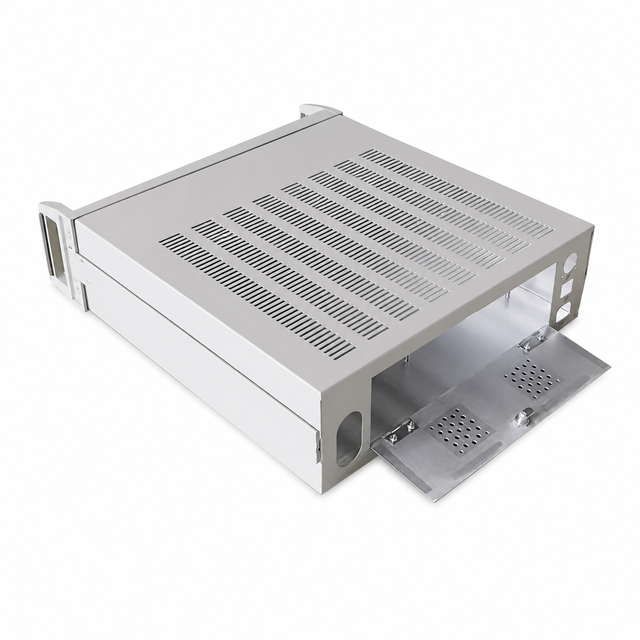 OEM Custom 19 Inch Rack Mount 1U 2U 3U Aluminum Sheet Metal Fabrication Server Chassis Industrial Control Enclosure