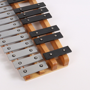 Venda quente 20 notas monressori percussão glockenspiel metal xilofone metalofone instrumento musical - Product Image 5
