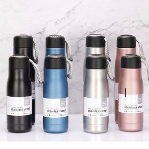 ขวดน้ำเก็บความเย็นสุญญากาศสองชั้น ขนาด 500 มล. ปราศจากสาร BPA พร้อมเชือก ปรับแต่งได้รวดเร็ว - Product Image 4