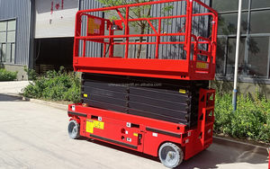 6-13,8-метровый электронный полностью автоматический самоходный ножничный подъемник для строительных работ с сертификатом CE - Product Image 3