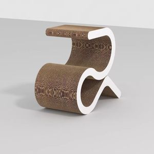 Cuccia per Gatti Moderna Minimalista all'Ingrosso, Tiragraffi a R-Curve in Cartone Ondulato, Letto per Gatti <span class=keywords><strong>di</strong></span> Design, Mobili per Animali Domestici per Gatti <span class=keywords><strong>di</strong></span> Taglia Grande, MOQ Basso - Product Image 4