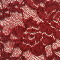 Tissu en dentelle florale en polyester/coton de haute qualité, très vendu, pour robe de mariée