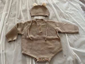 PHB 50842, Mono de Punto con Capucha para Bebés, Nuevos Estilos 2021, Ropa para Recién Nacidos - Product Image 6