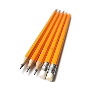 Matita Professionale Gialla N.2 HB Affilata con Gomma - Product Image 1