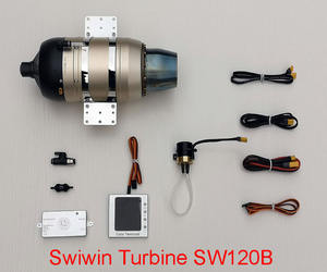 SWIWIN <span class=keywords><strong>Turbine</strong></span> <span class=keywords><strong>Rc</strong></span> moteur à Jet/sans balais, propulseur de turbocompresseur 12KG, moteur SW120B pour avion à essence <span class=keywords><strong>RC</strong></span> - Product Image 6