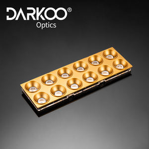 Модуль световой пластиковый оптический объектив 3535 Pmma 30 60 градусов светодиодный конденсаторный объектив с отражателем прозрачный асферический круглый <span class=keywords><strong>Cob</strong></span> Pc светодиодный объектив - Product Image 4