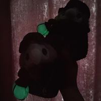 8 pouces mignon halloween en peluche noir blanc corbeau en peluche infirmière peluche poupée jouet steampunk lumineux la peste docteur en peluche