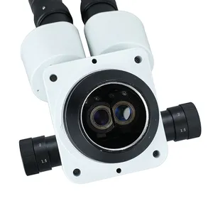 Microscopio da Laboratorio per Insegnamento e Manutenzione con Piastra di Lavoro Stereoscopica a Basso Spessore e Supporto Metallico - Product Image 2