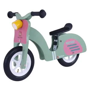 Equilíbrio infantil bicicleta 3 rodas, equilíbrio de madeira para crianças, recém-chegado, 2022