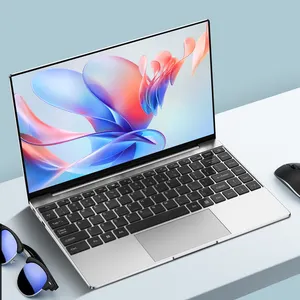 새로운 디자인 15.6 ''인텔 노트북 N5095 win11 노트북 컴퓨터 8gb 256gb 512b SSD 키보드 언어 옵션 15 인치 노트북