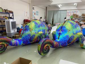 Bán Hot Inflatable Tắc Kè Hoa Inflatable thằn lằn với LED ánh sáng - Product Image 4