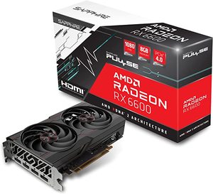 การ์ดจอแยก RX6600 8G Platinum Game Eat Chicken สำหรับคอมพิวเตอร์ Sapphire PCTEKCO Sapphire RX6600 8G Platinum Game Eat - Product Image 1