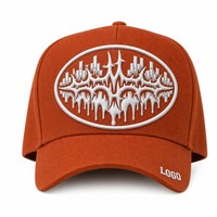 Casquette de baseball personnalisée avec broderie Old English, 5 panneaux, visière incurvée, style Dad Hat, streetwear urbain West Coast, vente en gros, faible MOQ