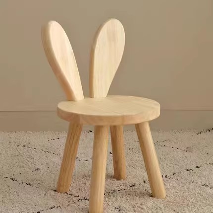Petit Lapin - Couleur Bois Naturel [Non Peint, Brut]