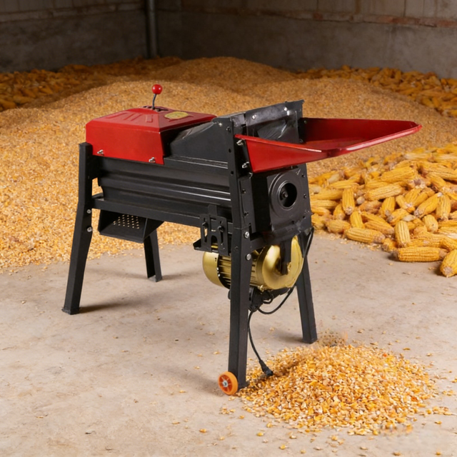 Portable Electric Maize Thresher Corn Sheller Machine for Small Scale Farm Operations Work Use