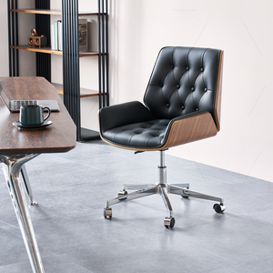 Silla de Oficina Resistente y Duradera, Silla Giratoria con Altura Ajustable y Estructura de Acero Reforzado - Product Image 1