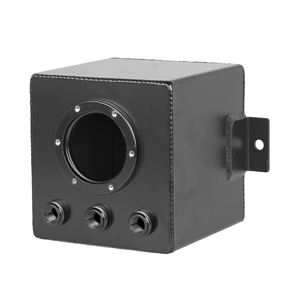 Serbatoio di Accumulo Carburante in Alluminio Billet Nero da 2L con 3 Raccordi AN6 - Product Image 2