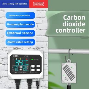 جهاز تحكم رقمي بمستشعر ثاني أكسيد الكربون مراقب الدفيئة جهاز اختبار تركيز الكشف عن جودة الهواء لمحللات غاز ثاني أكسيد الكربون - Product Image 5