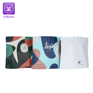 Impresión personalizada Forma específica Color mate 250g 500g 1kg Bolsas de granos de café colombiano Embalaje Doypack con válvula y cremallera - Product Image 1