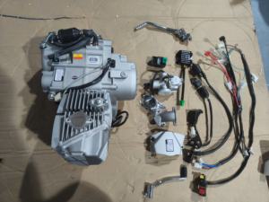 Motor de Motocicleta de 212cc, Motor de Motocicleta con Arranque Eléctrico y de Pedal, 5 Velocidades, 4 Tiempos - Product Image 2