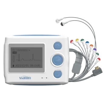 Viatom – moniteur Ecg Portable, appareil de poche, 12 plomb, avec poids  PC-ECG500 g, électrocardiographie, 250 - AliExpress