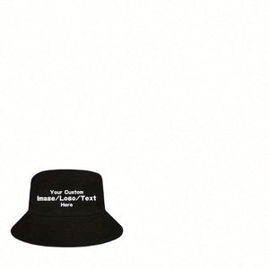 Customizable Summer Fisherman Bucket Hat for Men Women Personalized Bows <b>Leaf</b> Cartoon for Beach Music Festivals Outdoor - Product Image 4