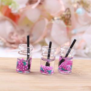 राल और प्लास्टिक कार्टून kawai दूध कप पतला आकर्षण के लिए आकर्षण बना रहे गहने - Product Image 6