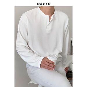 All'ingrosso da uomo a manica lunga Tee - 100% cotone 220gsm per <span class=keywords><strong>ordine</strong></span> sfuso - Product Image 1
